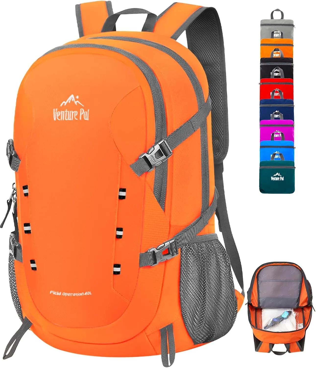 Venture Pal 40L Lightweight Packable Travel Hiking Backpack Daypack