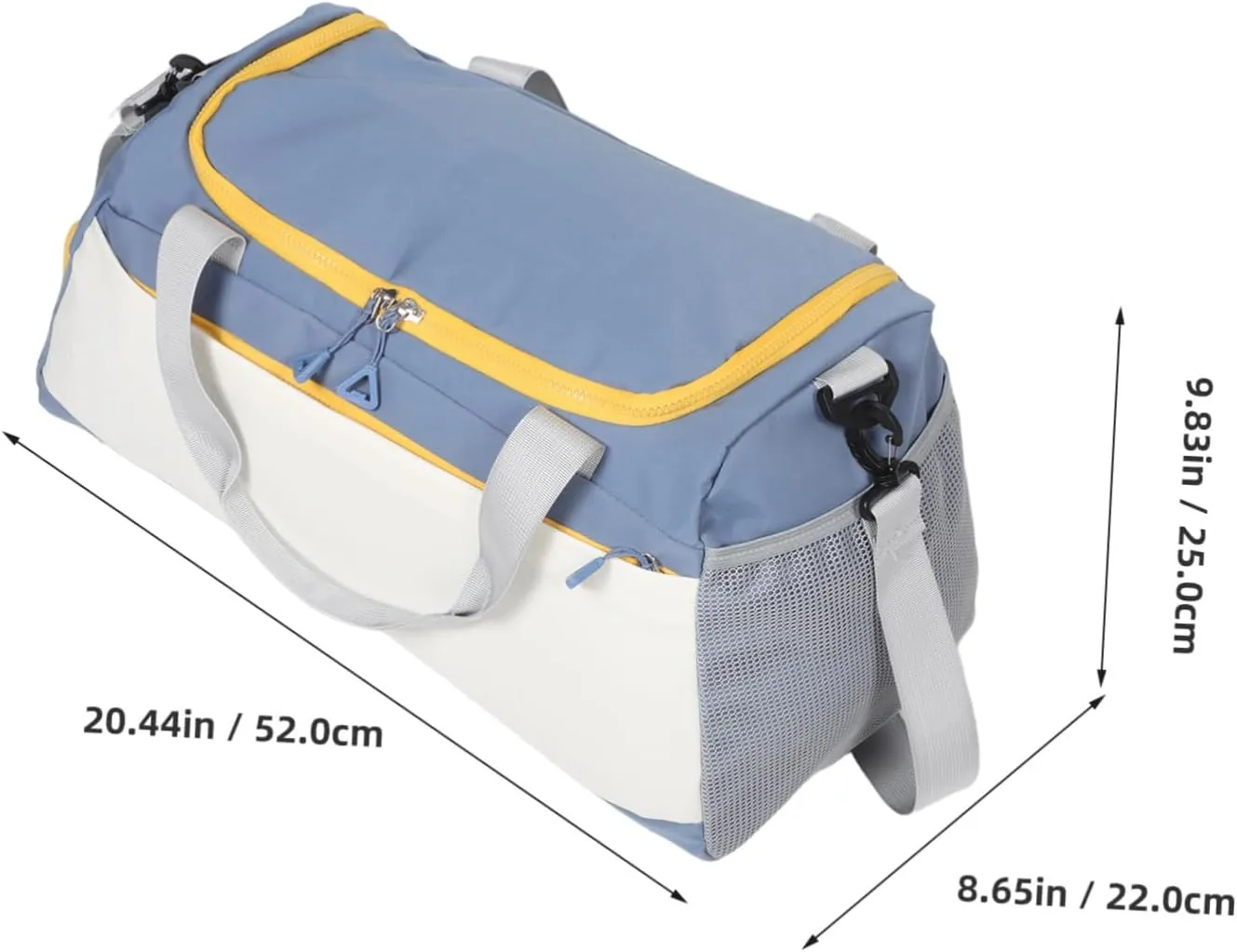 VICASKY Spacious Duffle Bag for Gym Large Capacity Workout Tote with Compartment for Travel Sport Yoga Durable Versatile Athletic Bag for Men Women