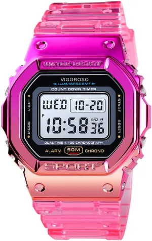 VIGOROSO Digital Watch for Women, Mens Digital Watch Men Waterproof Watches for Men Womens Watch