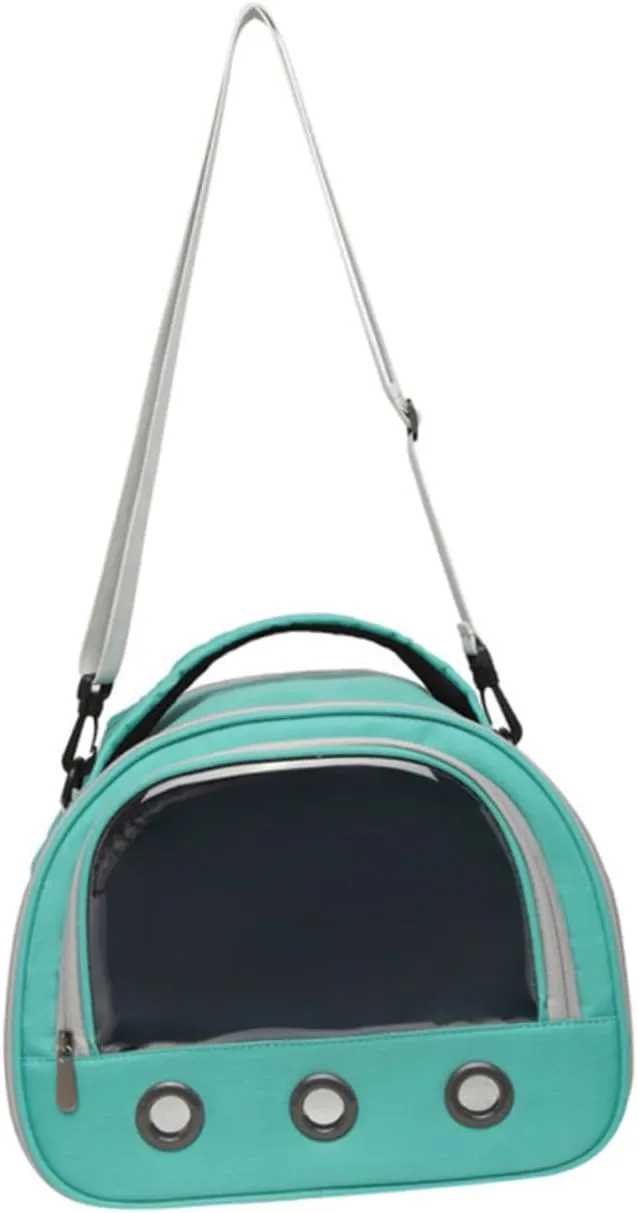 VOSAREA Mini Pet Carrier Bag Large Window Breathable Hamster Travel Bag for Outdoor Guinea Pig Squirrel Backpack Carrier