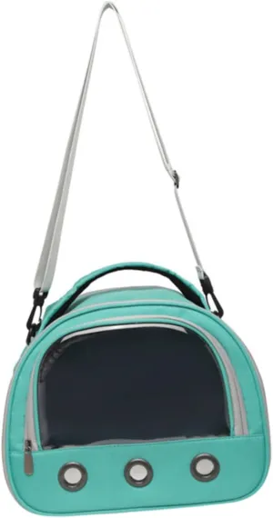 VOSAREA Mini Pet Carrier Bag Large Window Breathable Hamster Travel Bag for Outdoor Guinea Pig Squirrel Backpack Carrier