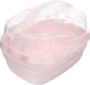 VOSAREA Outdoor Lightweight Hamster Carrier Box Portable Travel Container for Pets Breathable Design for Mice Hamsters and Ferrets for Picnics and Travel