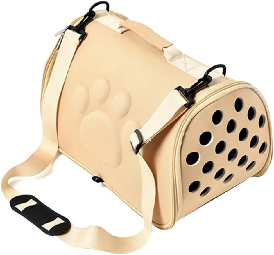 VOSAREA Pet Carry Bag Portable Cross-Body Bag Breathable Dog Cat Carrier Stylish Comfort Detail Design Pet Supplies Size