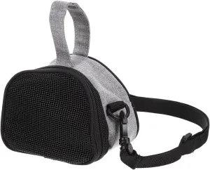 VOSAREA Small Pet Carrier Bag Portable Breathable Travel Pouch for Hamsters Guinea Pigs Rabbits Comfortable Oxford Design for Sightseeing and Outdoor Adventures
