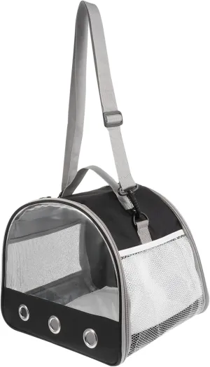 VOSAREA Travel Your Pet Small Animal Carrier Bag Outdoor Hamster Hedgehog Pouch Compact Ventilated