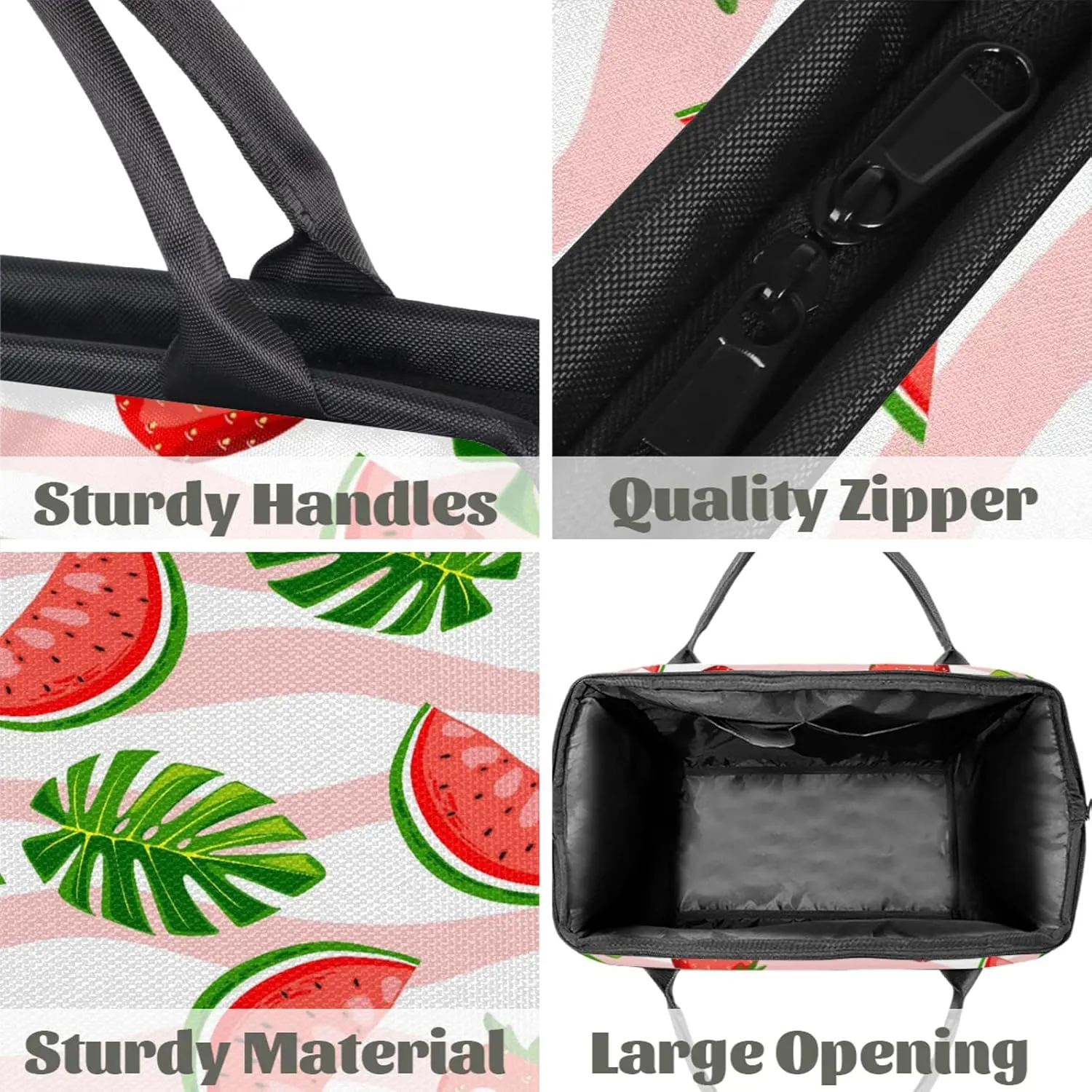 Watercolor Watermelon Leaf Travel Duffel Bag Gym Tote Bag for Women Men Waterproof Weekend Overnight Bag Carry On Tote Luggage with Pocket Personal Item Bags Sports Bag fit Travel Sports Gym Yoga