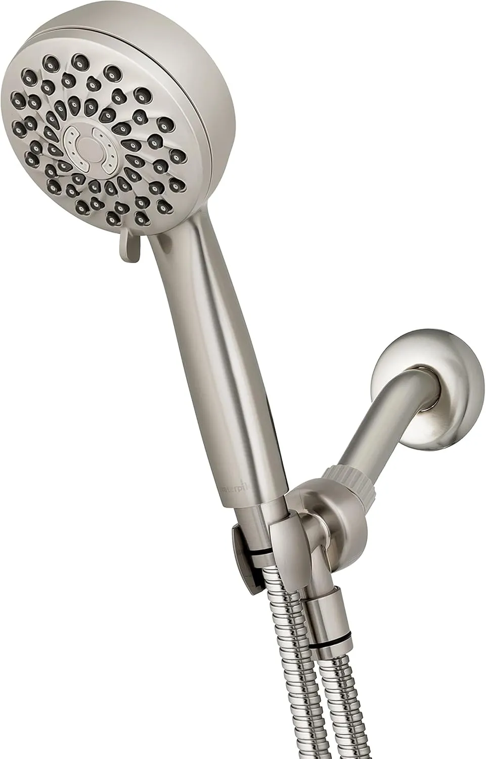 Waterpik High Pressure Hand Held Shower Head With Hose, PowerPulse Massage 7-Mode & HOS-960M Ultra-Flexible Replacement Metal Shower Hose, Extra Long for Handheld Shower Heads