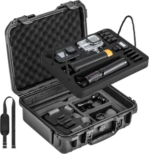 Waterproof Case For Gopro Hero 13/12/11/10/9/8 Media Mod/Volta/Protective Housing/Chest Mount Creator Edition/Action Camera Accessories Organizer Travel Storage Carrying Case