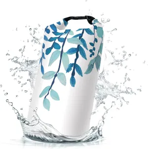 Waterproof Dry Bag,Roll Top Blue Eucalyptus Waterproof Backpack 5L/10L/20L Floating and Lightweight Bags for Kayaking, Boating, Fishing, Swimming and Camping