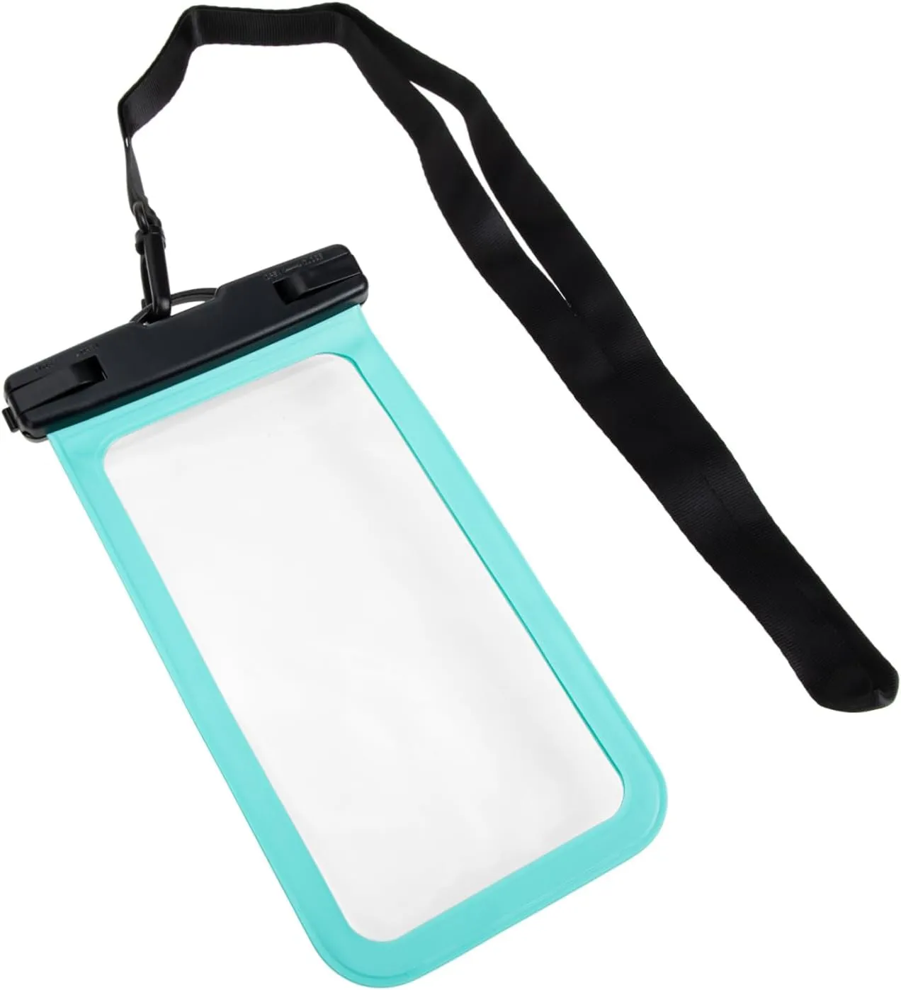 Waterproof Phone Case for Outdoor Activities Cell Phone Dry Bag PVC Drifting Protector Pouch Underwater Phone Bag for Divers Black