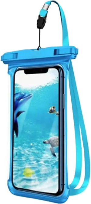 Waterproof Pouch Bag - Sensitive Touch Underwater Cover, Water Phone Protector Pouch,Touchscreen Clear Floating Mobile Case | Dustproof Bag for Beach Swimming Kayaking Diving Boating Travel Vacation