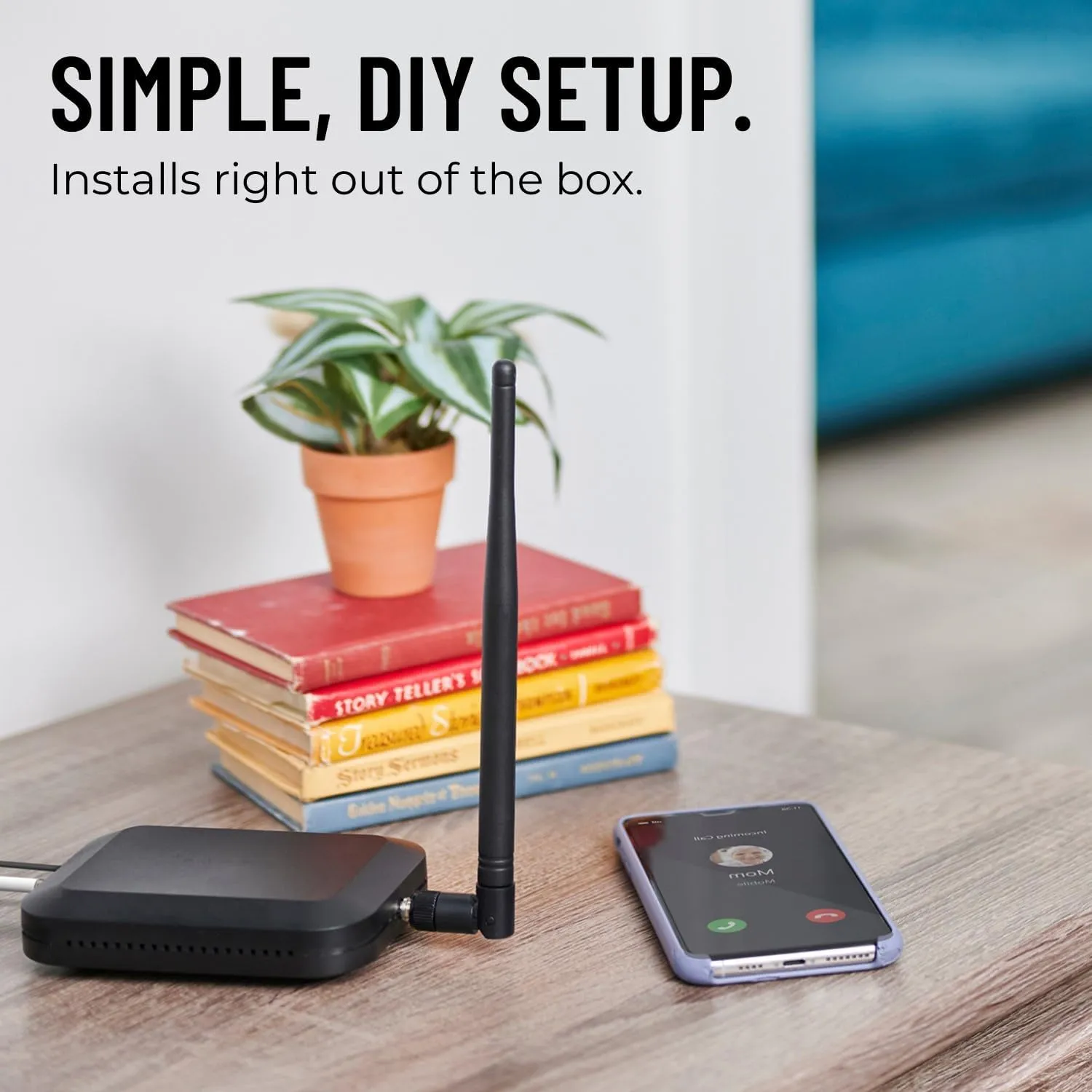 weBoost Home Studio Omni - Cell Phone Signal Booster | Boosts 4G LTE & 5G for all U.S. & Canadian Networks - Verizon, AT&T, T-Mobile & more | Made in the U.S. | FCC Approved (model 471166)