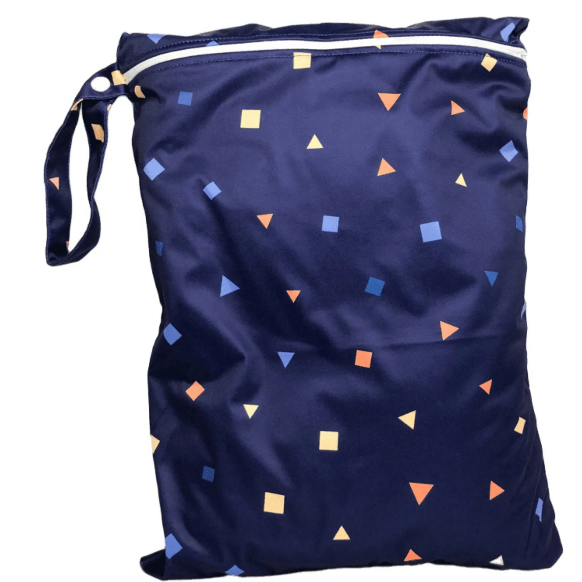 Wet Bag 30 x 40cm - Blue Squares
