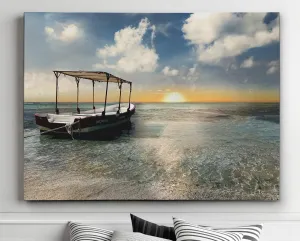 Wexford Home Costa Maya Sunset Gallery Wrapped Canvas Wall Art, 24x32