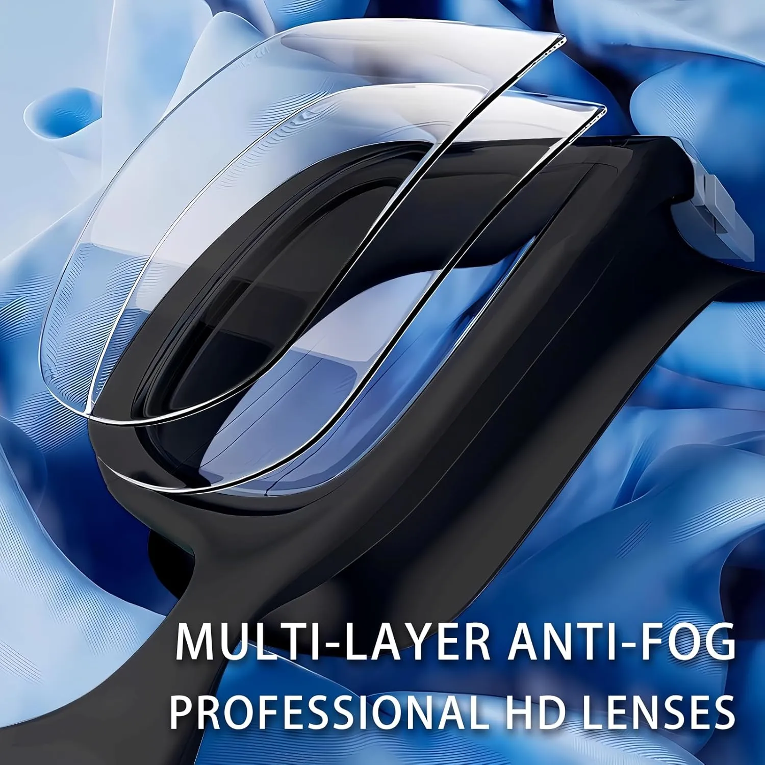Whale Polarized Swim Goggles, GE Anti-Fog Anti-UV Protection No Leaking Swimming Pool Goggles for Men, Women, and Youth