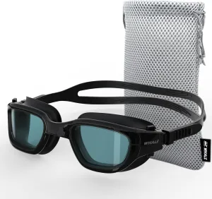 Whale Polarized Swim Goggles, GE Anti-Fog Anti-UV Protection No Leaking Swimming Pool Goggles for Men, Women, and Youth
