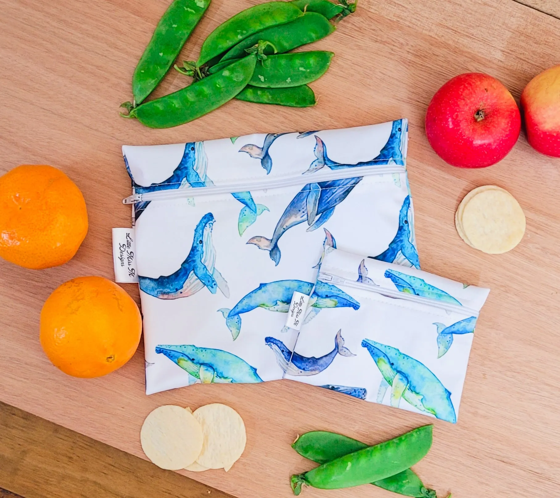 Whales Snack / Wet Bag