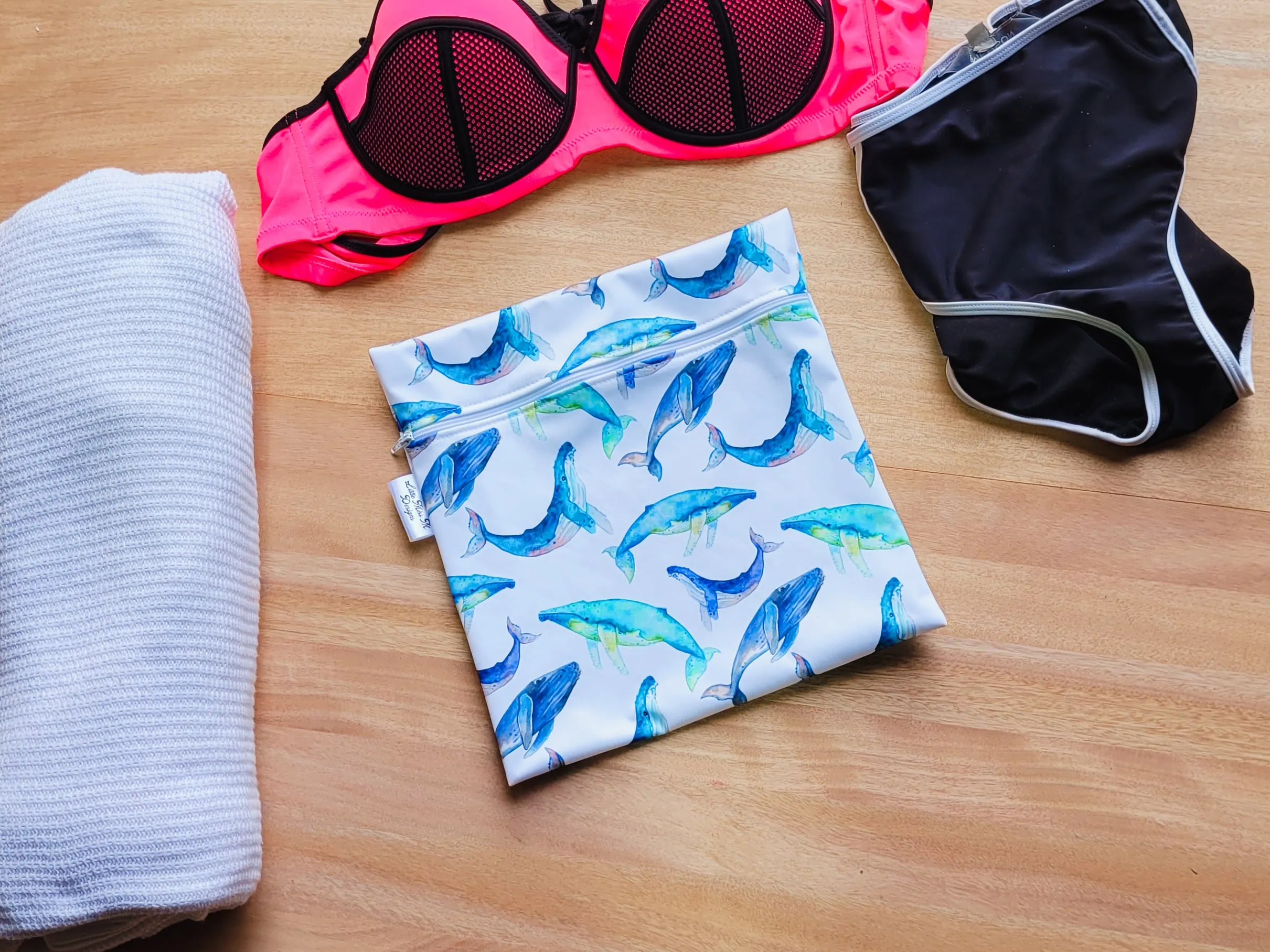 Whales Snack / Wet Bag