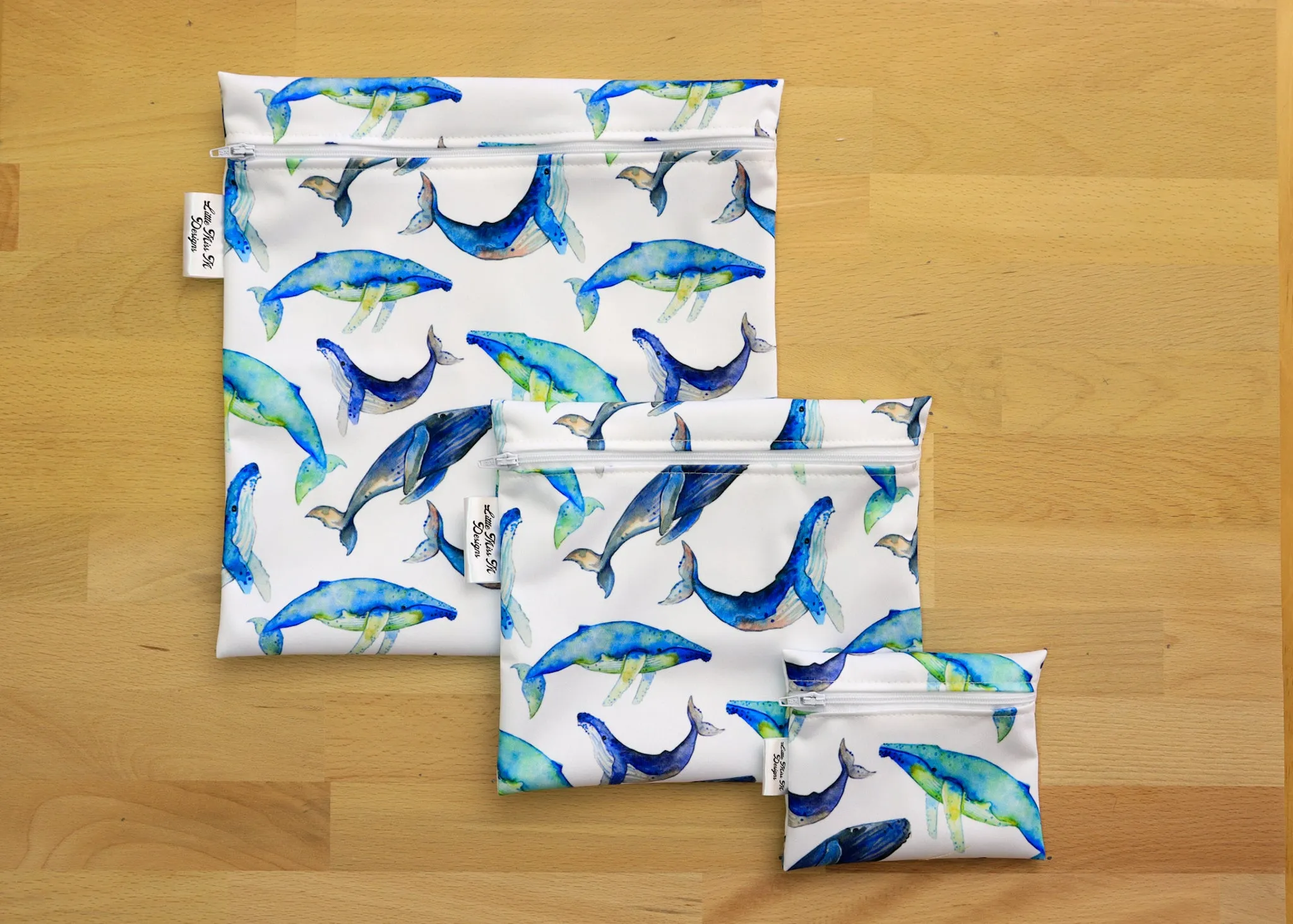 Whales Snack / Wet Bag