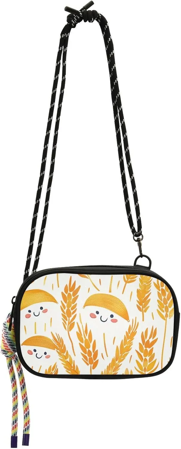 Wheat Small Crossbody Purse for Womens Comfort with Credit Card Slots Purses Have a meal