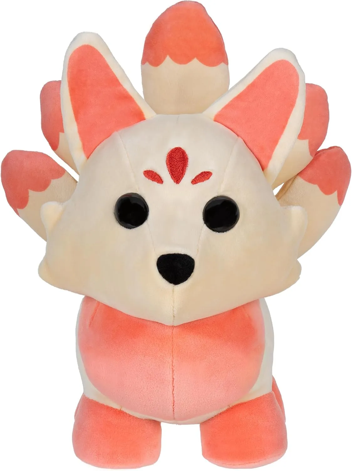 White-20 cm Plüsch Kitsune Plush Toy, Yellow (Toy Partner AME0005)