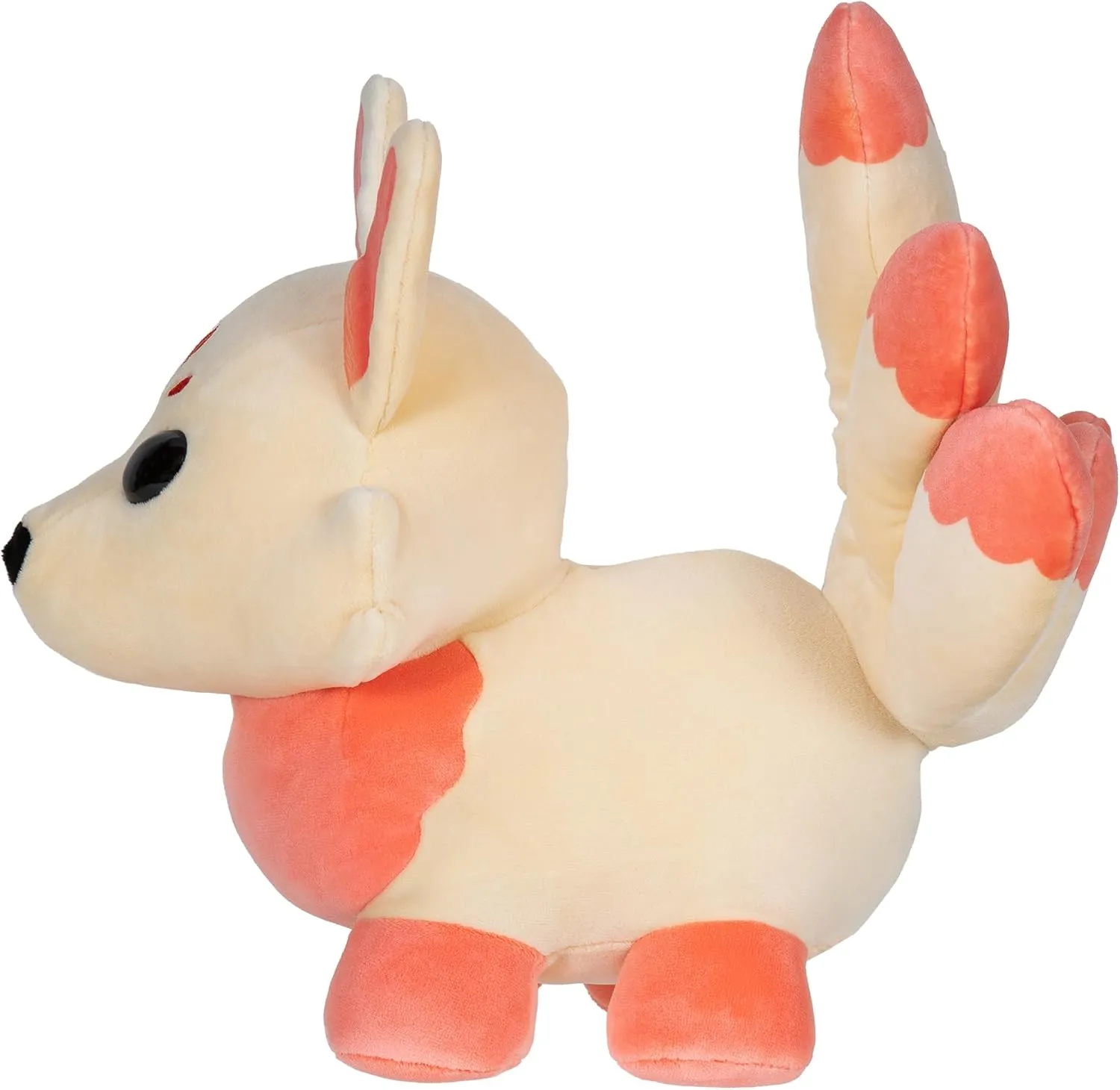 White-20 cm Plüsch Kitsune Plush Toy, Yellow (Toy Partner AME0005)