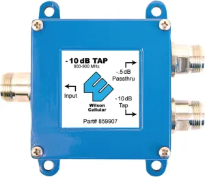 Wilson Electronics 859907 10 dB 800 MHz Tap with 0.5 dB Pass Thru with N Female Connectors