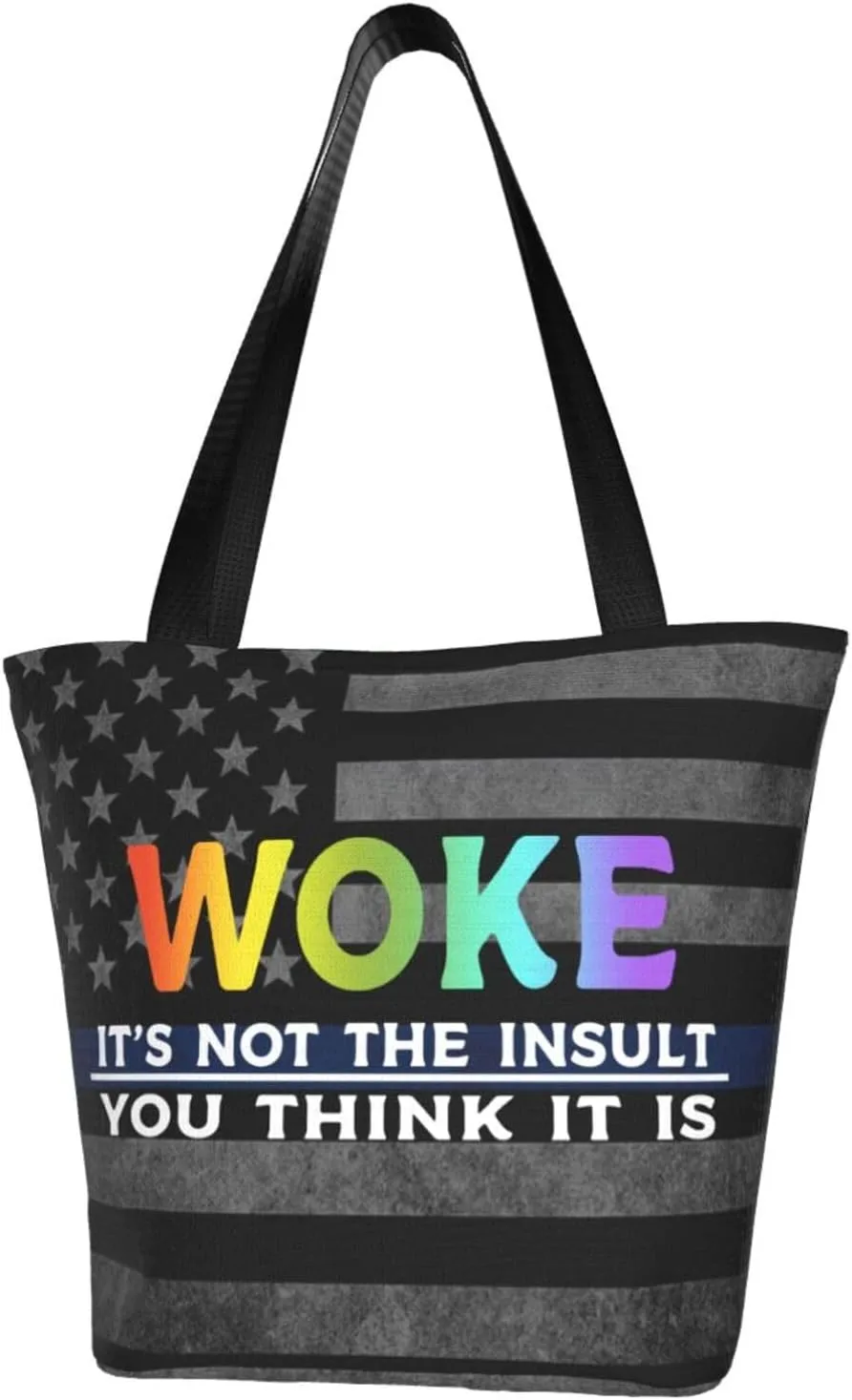 Woke It'S Not The Insult You Think It Is Fashion Shoulder Bag Large Capacity For Man Or Woman