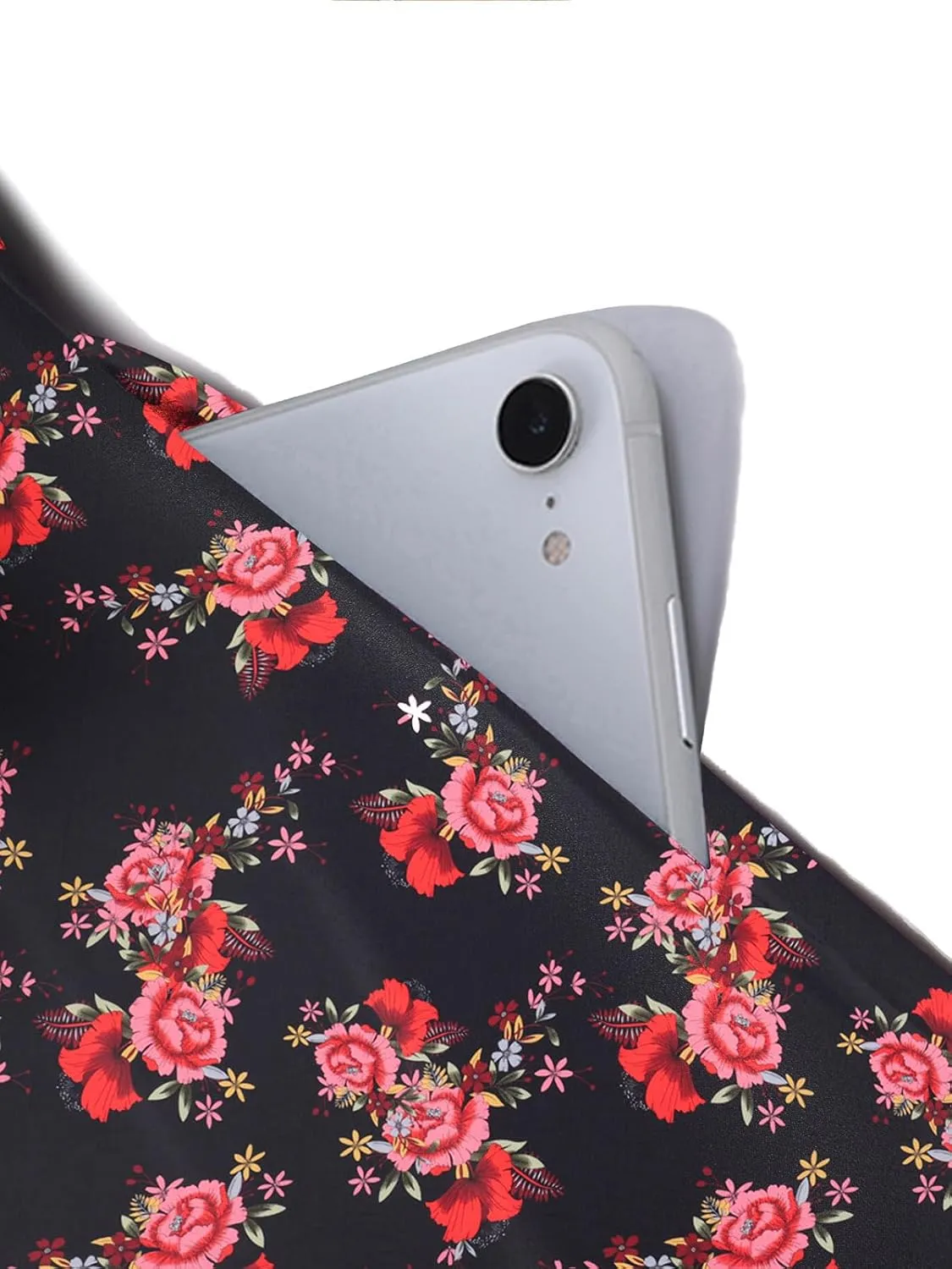 Women's 2025 Fit and Flare Dress Summer Casual Elegant Vintage Floral Printed Work Party A-line Dress with Pockets 162