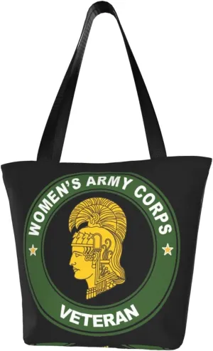 Womens Army Corps Veteran Fashion Shoulder Bag Large Capacity For Man Or Woman