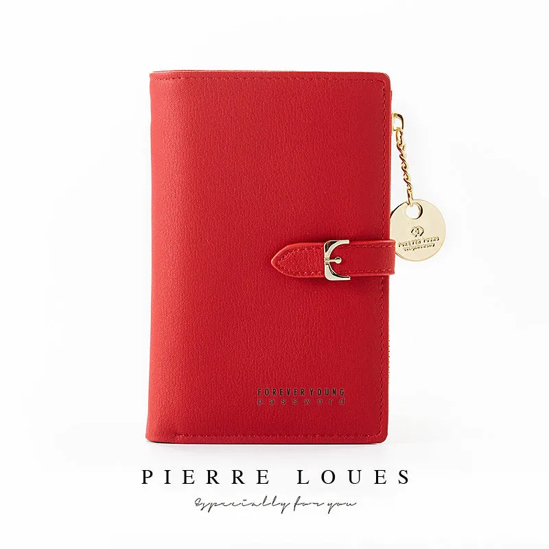 Women's Beautiful Short Chic Zipper Multifunctional Ladies Wallets
