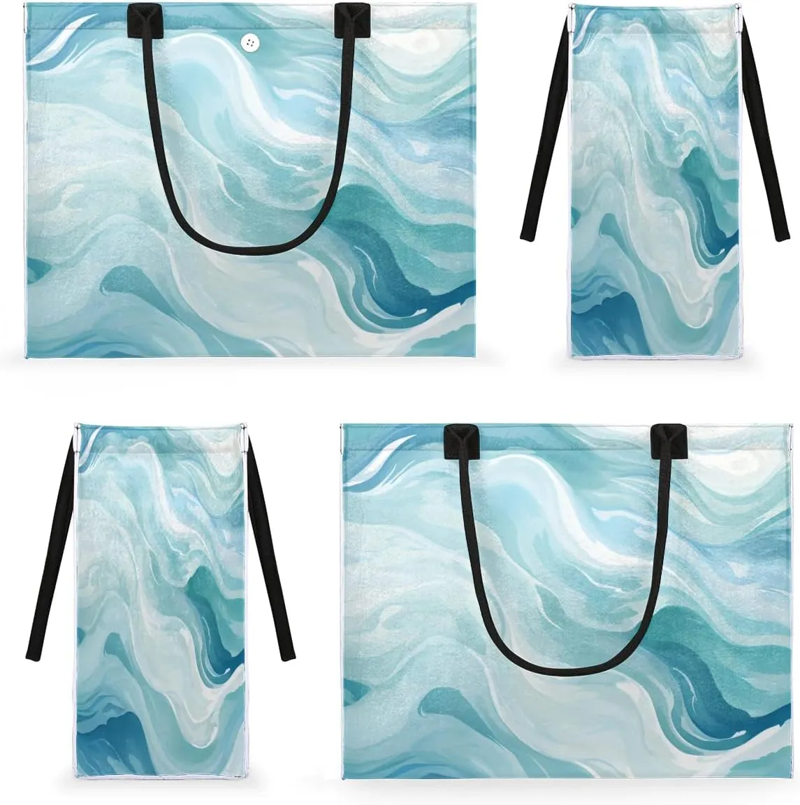 Womens Birthday Gifts Tote Bag Beach Waves Ocean Beach Bags for Women Handbags