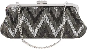 Womens Dazzling Paillette Clutch Evening Bag