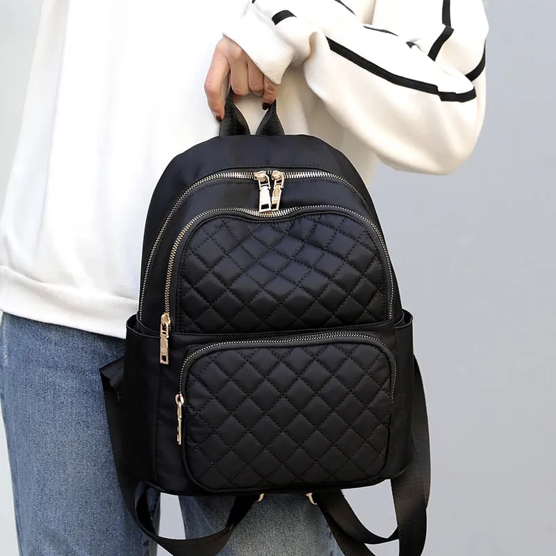 Women's Fashion Nylon Lightweight Trendy College Backpacks