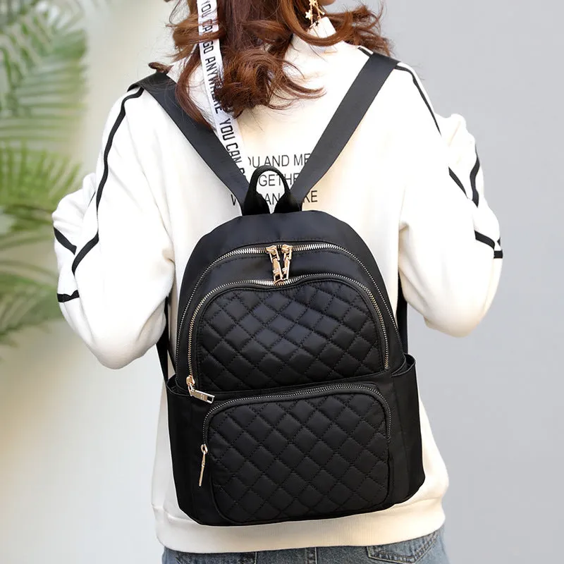 Women's Fashion Nylon Lightweight Trendy College Backpacks