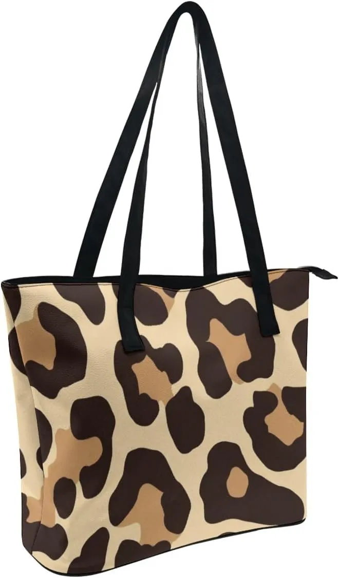 Women's Fashion Tote Bag, Large Capacity Lightweight Handbag, Shopping Bags with Compartment