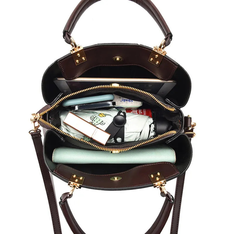 Women's Large Capacity Middle-Aged Handbag
