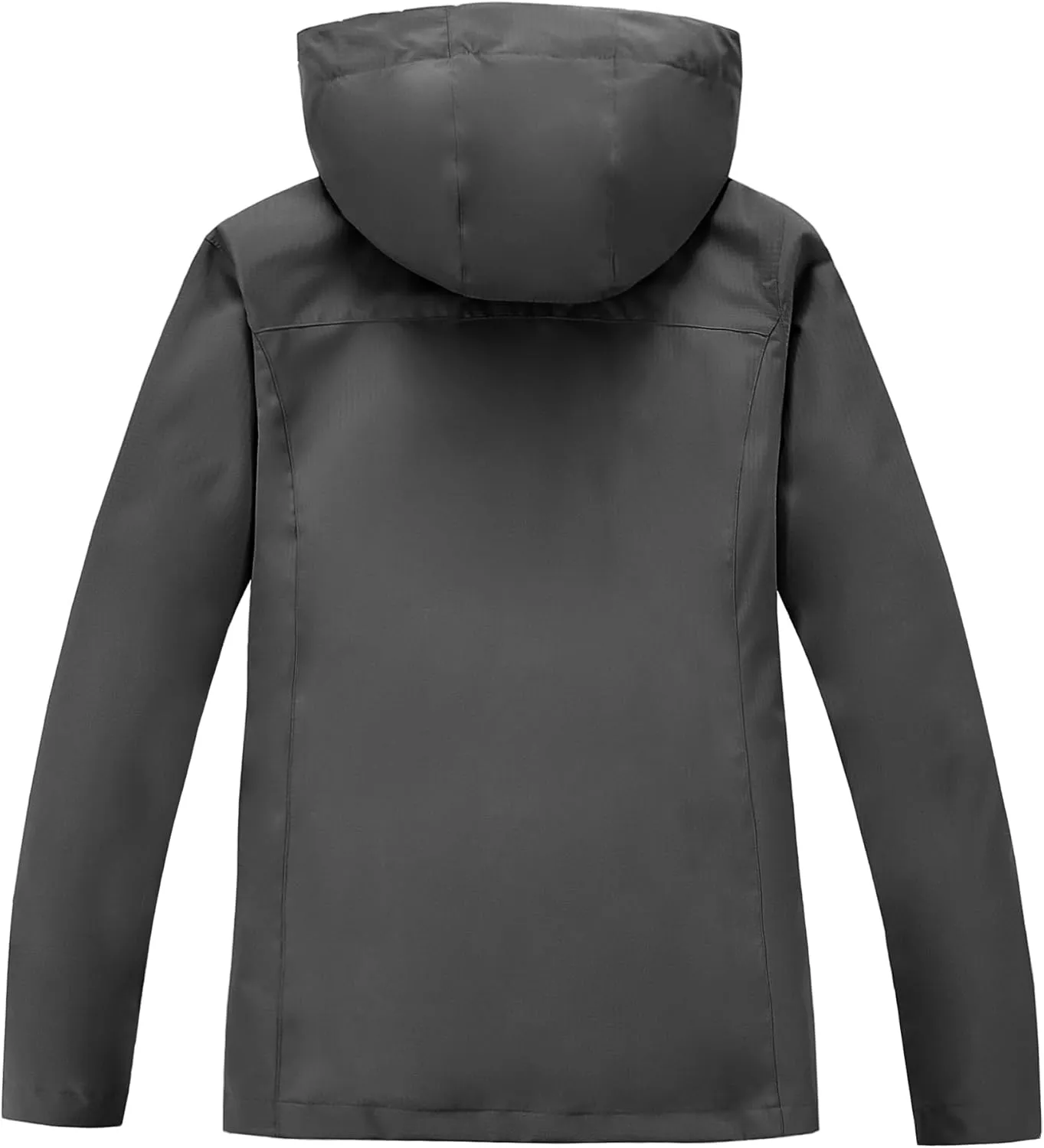 Women's Lightweight Rain Jacket with Hood, Waterproof Travel Jacket
