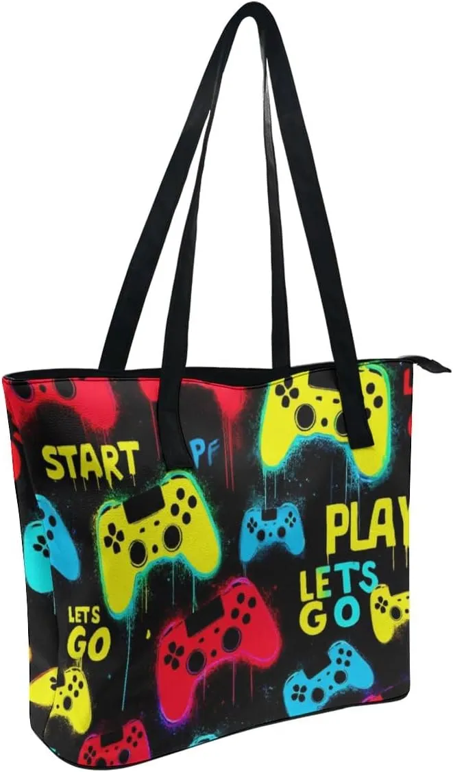 Women's Novelty Shoulder Bag, Lightweight Durable Handbag, Large Capacity Tote Bags for Laptop, Books