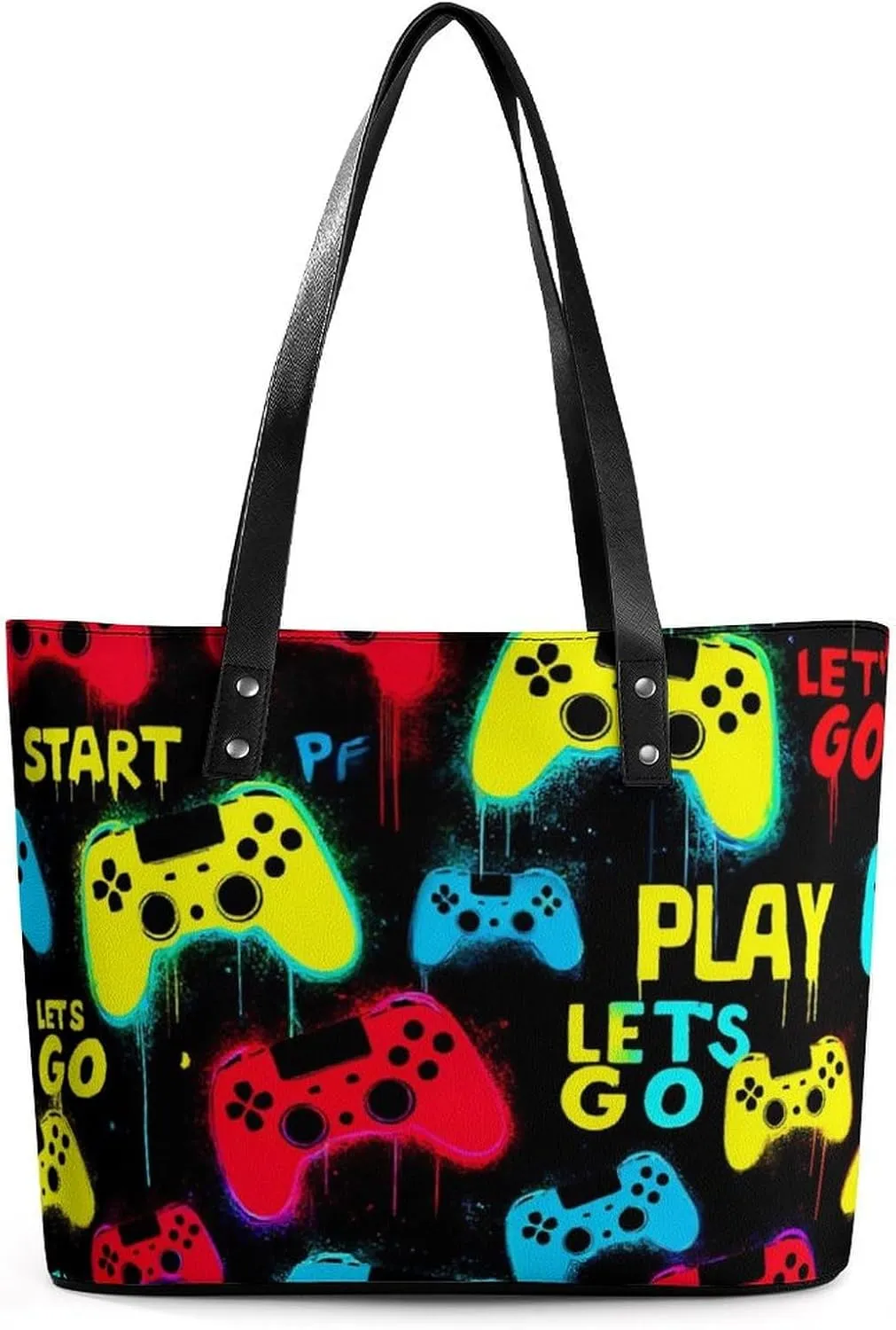Women's Novelty Shoulder Bag, Lightweight Durable Handbag, Large Capacity Tote Bags for Laptop, Books