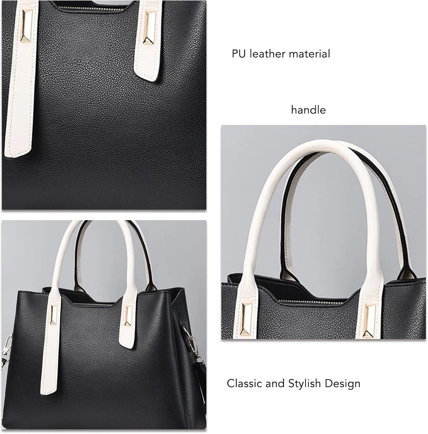 Women's PU Leather Handbag, Large Capacity Shoulder Purse, Design for Daily Use, Stylish and Versatile, Ideal Choice