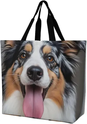 Women's Reusable Tote Bag, Portable Shoulder Handbags Large Capacity Casual Shopping Bags
