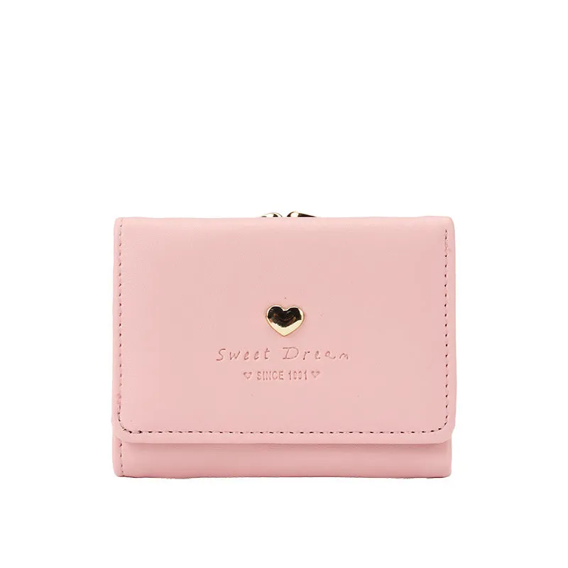 Women's Short Korean Style Female Mini Cute Ladies Wallets