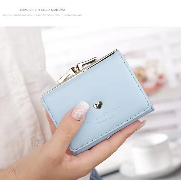 Women's Short Korean Style Female Mini Cute Ladies Wallets