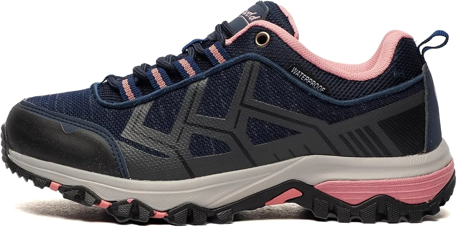Womens/Ladies Wychwood Low WP Walking Shoes (5) (Navy/Pink)