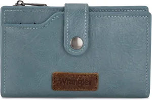 Wrangler Wallets for Women Slim Bifold Credit Card Holder