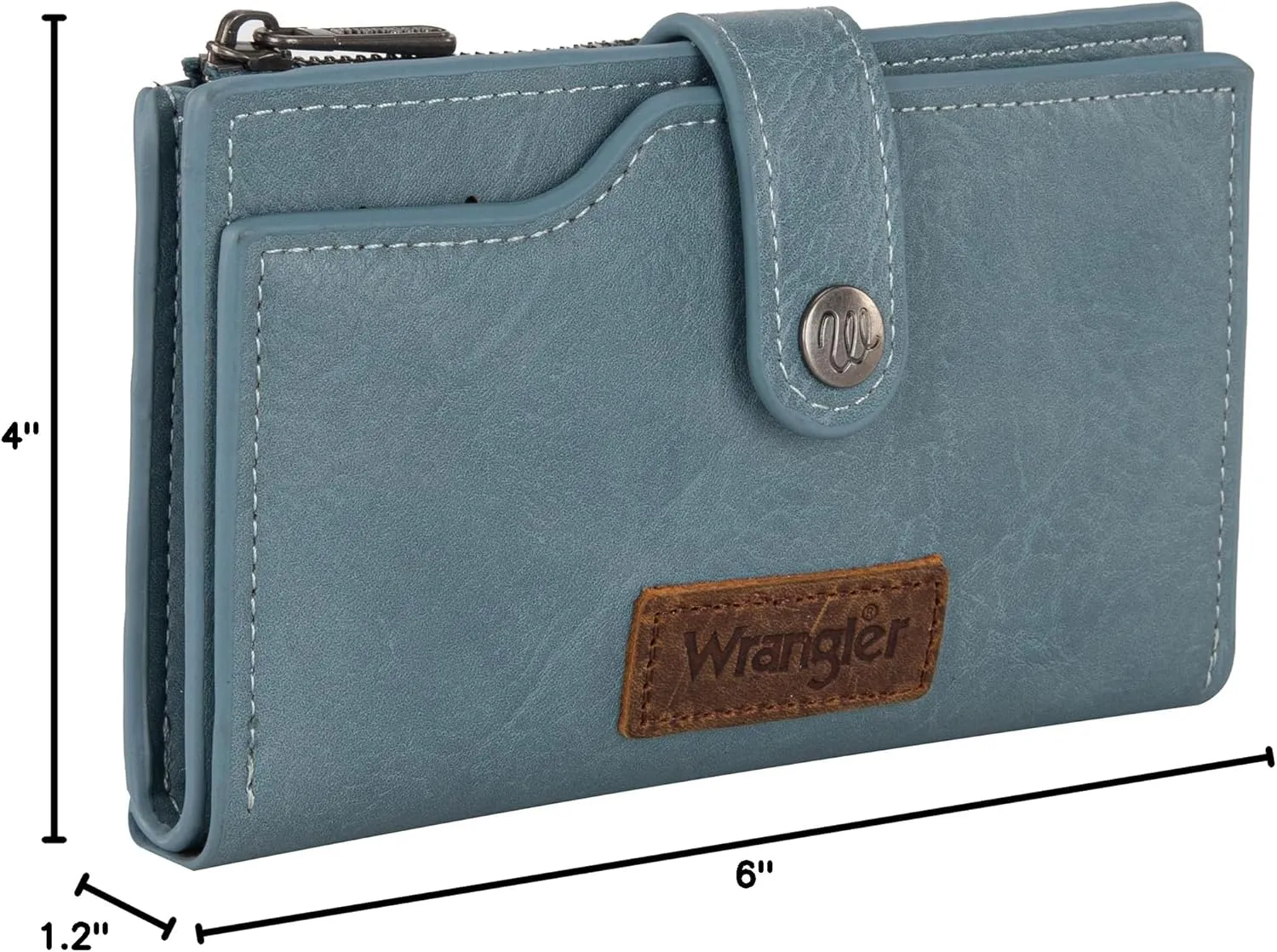 Wrangler Wallets for Women Slim Bifold Credit Card Holder