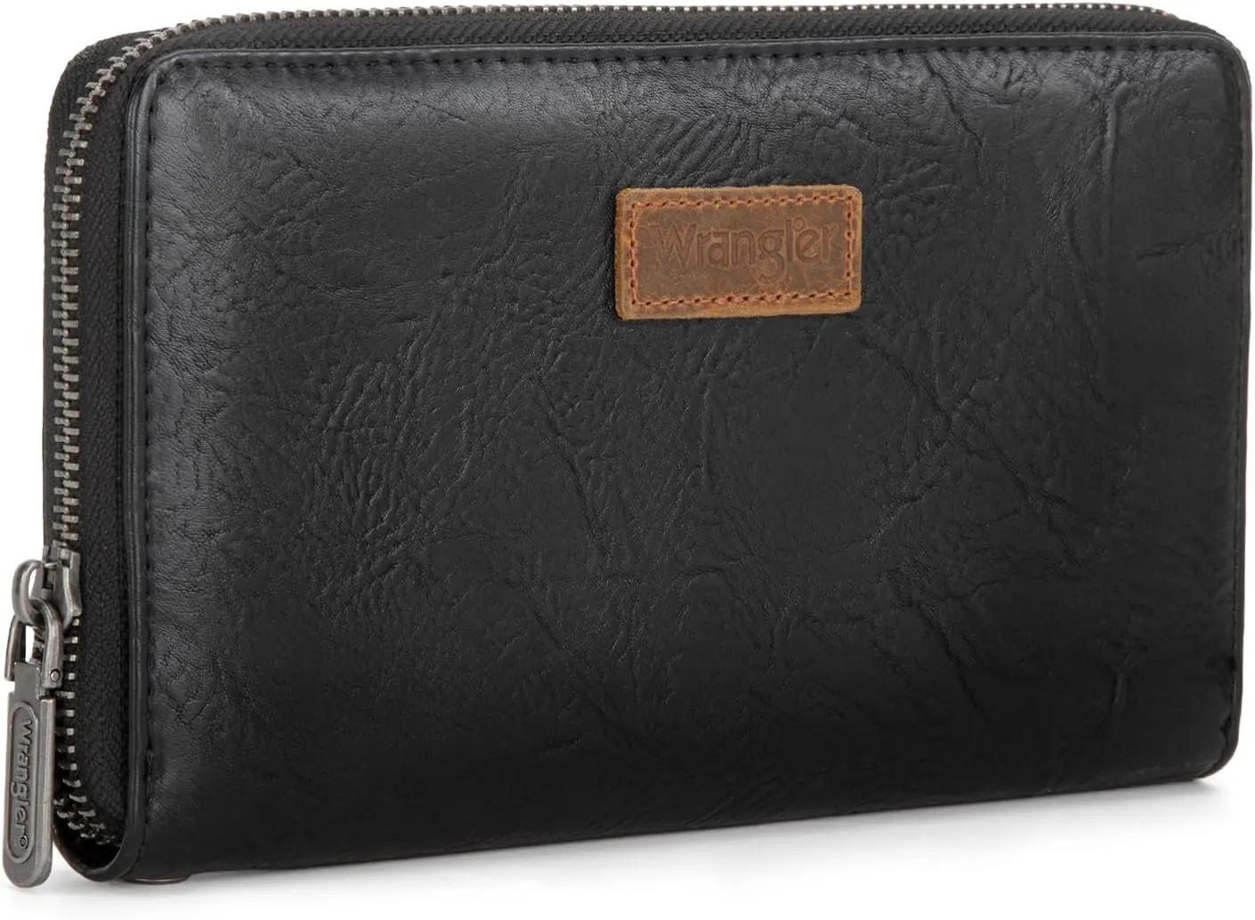 Wrangler Womens Wallet Wristlet Wallets for Women Large Capacity Women's Wallets Black Wallet Credit Card Holder for Women Men