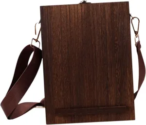 Writers Messenger Wood Box Artist Writing Box Art Tools Bag Decorative Artist Tool Bag Wood Table Sketchbox Easel for Outdoor