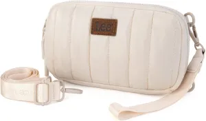 x Lee Dual Wristlet Wallets for Women, Puffer Crossbody Wallets Purse with Phone Pocket & Zipper Closure